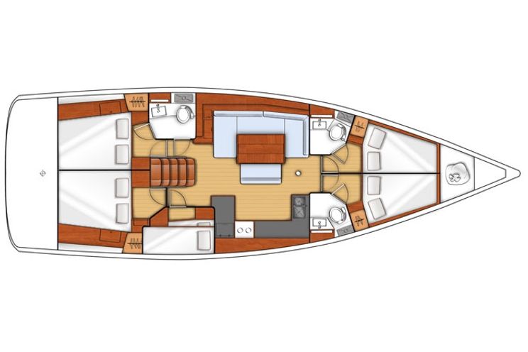 Beneteau Oceanis 48 A Nice Monohull Sailboat To Charter
