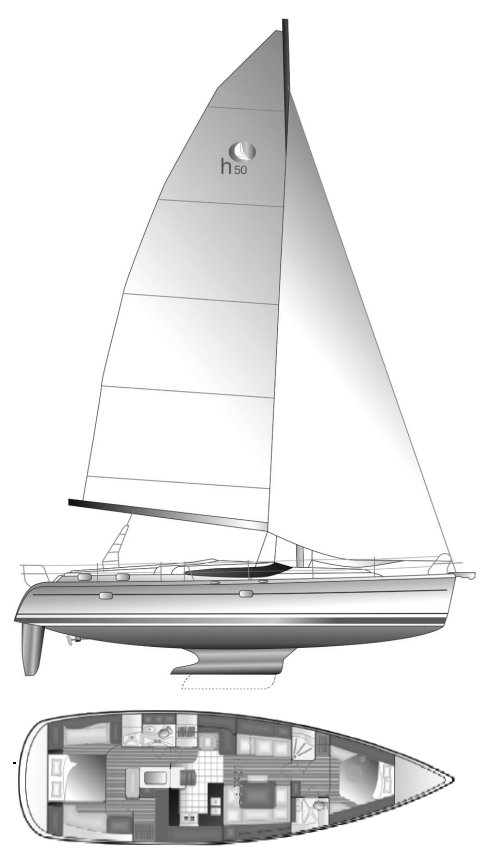 Hunter 50 A Nice Monohull Sailboat To Charter