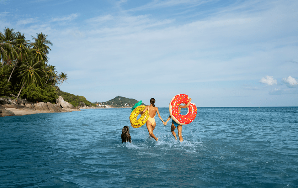 Philippines Yachting Island Hopping In Tropical Paradise.