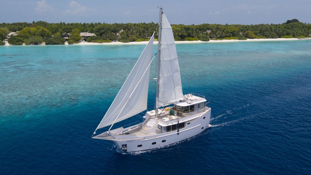 Serene Beauty Of The Maldives Superyacht Escapes In The Indian Ocean.