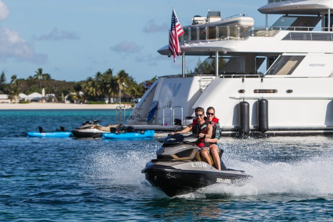 Water Toys Galore On Super Yachts Jet Skis, Submarines, And Helicopters